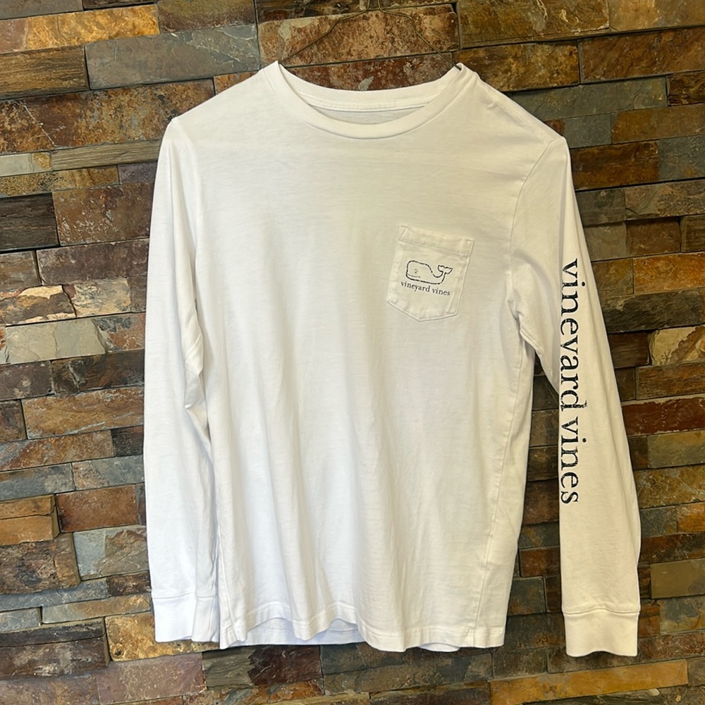Boys youth medium Vineyard Vines long sleeve shirt